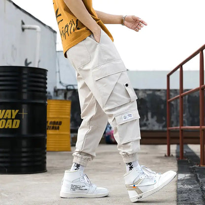 Men's Casual Loose Nine-point Beam Pants for Summer