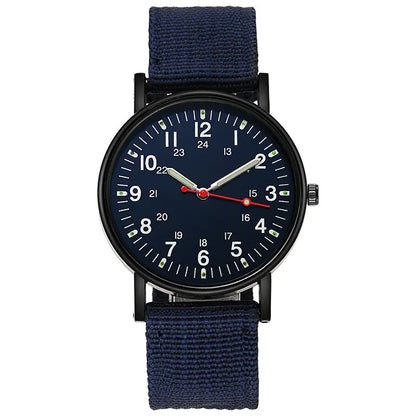 Men's Casual Sport Watch with Nylon Woven Strap