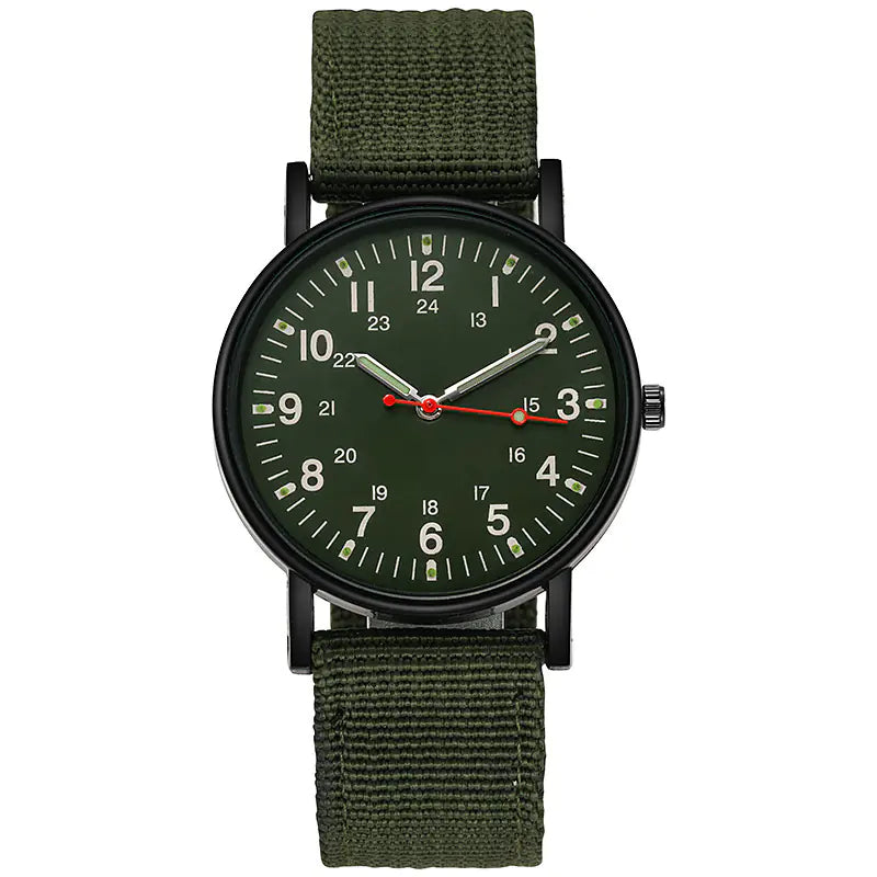 Men's Casual Sport Watch with Nylon Woven Strap
