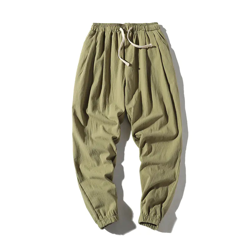 Men's Summer Loose Fit Nine-Point Harem Pants