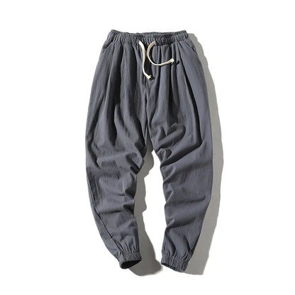 Men's Summer Loose Fit Nine-Point Harem Pants