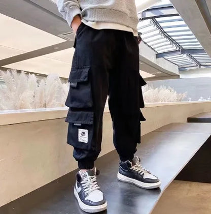 Men's Casual Thin Loose Nine-point Beam Pants