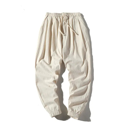 Men's Summer Loose Fit Nine-Point Harem Pants