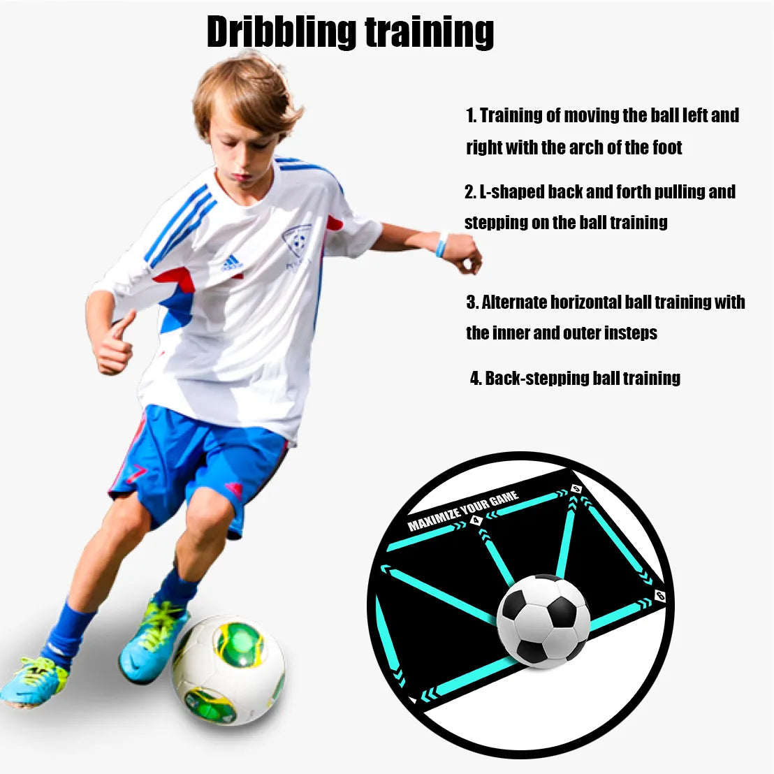 Home Football Skill Mat