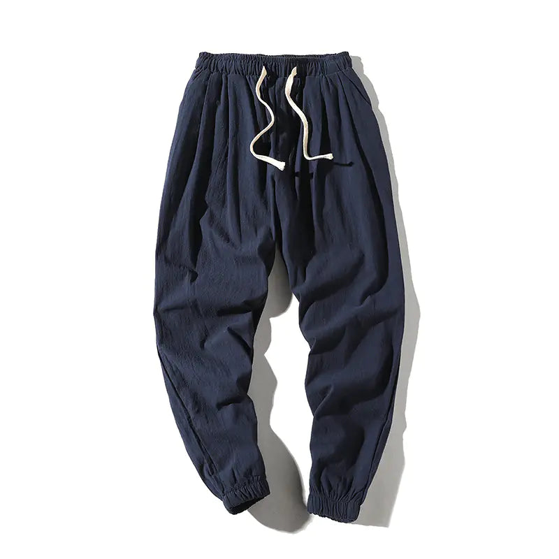 Men's Summer Loose Fit Nine-Point Harem Pants