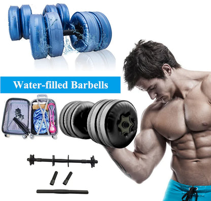 Adjustable 25kg Water-Filled Dumbbells