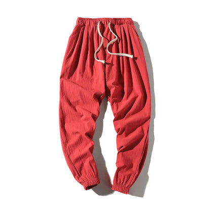 Men's Summer Loose Fit Nine-Point Harem Pants