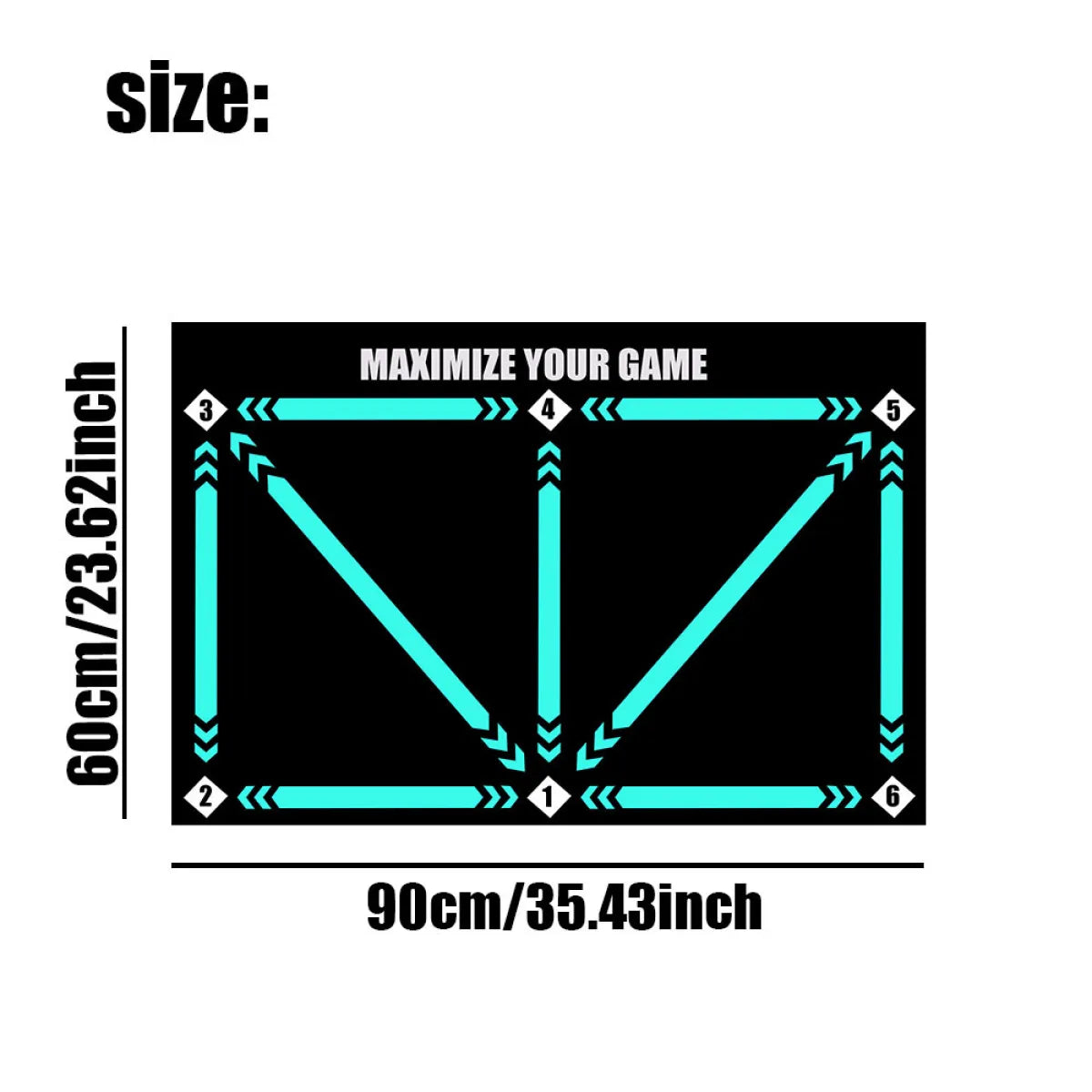 Home Football Skill Mat