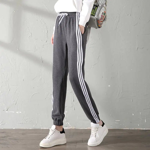 Velvet Sport Watch & Casual Warm Loose Pants for Women
