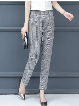 High Waist Harem Pants in Nine-Point Style