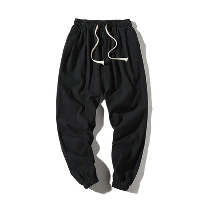 Men's Summer Loose Fit Nine-Point Harem Pants