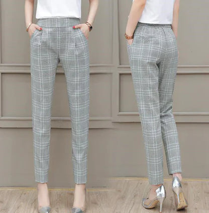 High Waist Harem Pants in Nine-Point Style